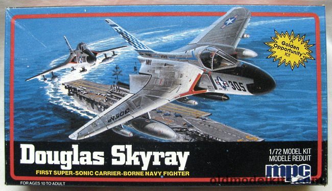 MPC 1/72 F4D-1 Skyray - US Navy VF213 - (F4D1) - (ex-Airfix), 1-4211 plastic model kit